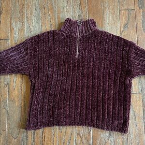 Comfy Maroon Sweater